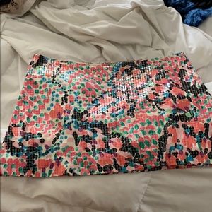Lily Pulitzer sequence mini skirt